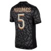 Maglia ufficiale Paris Saint Germain Marquinhos 5 Alternativa 2023-24 per Uomo